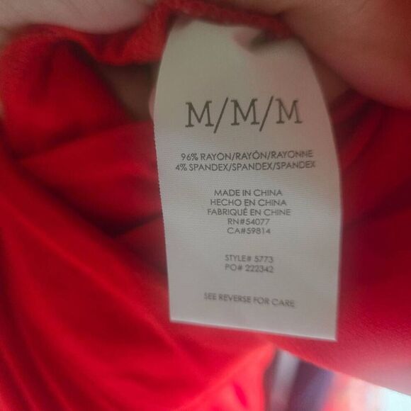 Cabi Uptown Jumpsuit Vermilion Red Size Medium - Picture 11 of 11